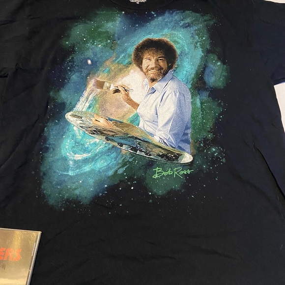 Bob Ross T-Shirt, Pack of 2, Great Condition, Men’s LG and XL - Picture 3 of 3